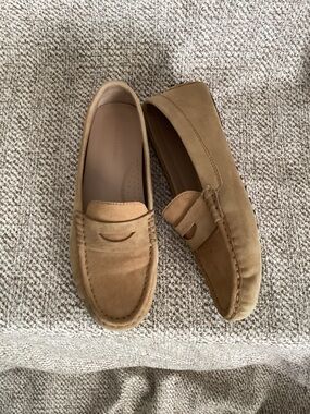Banana Republic Suede Leather Loafers, Size 6.5